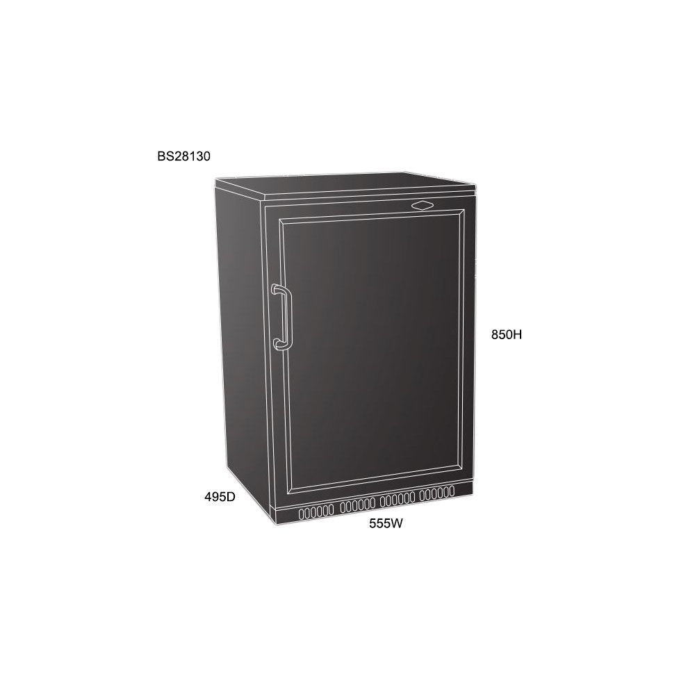 Beefeater 120L Outdoor Beverage Centre BS28130