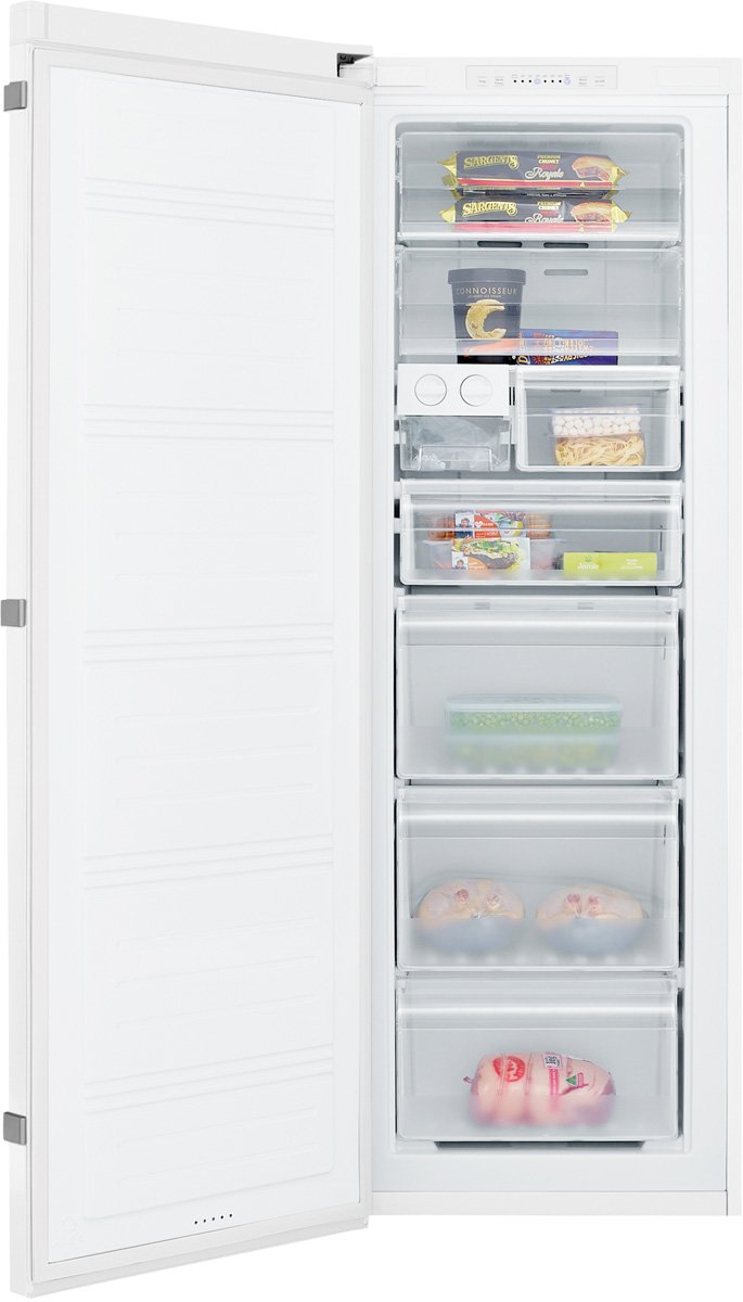 Westinghouse-WFB2804WA-Upright-Freezer-open-door-high