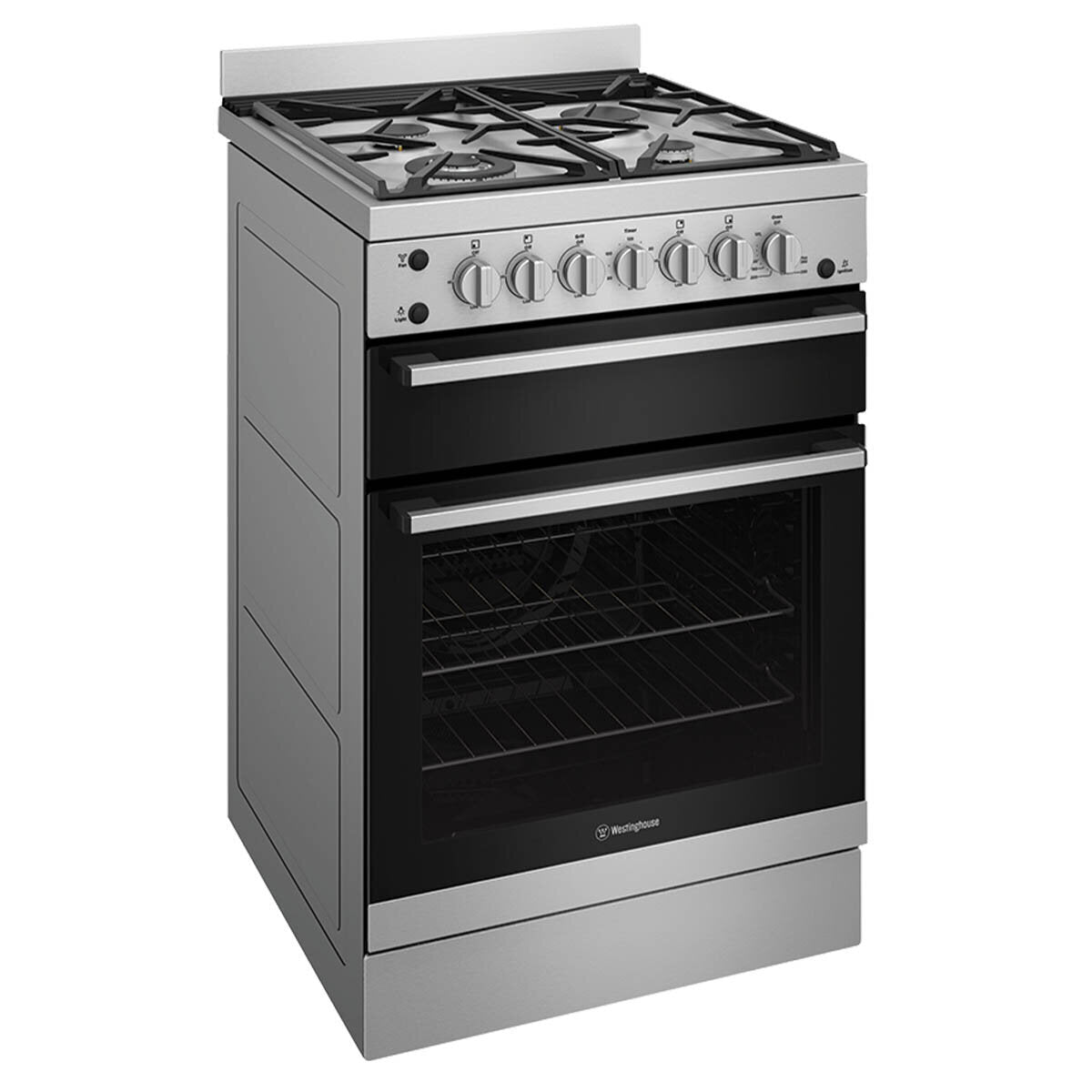 Westinghouse 60cm Freestanding Natural Gas Oven Stove WFG612SCNG