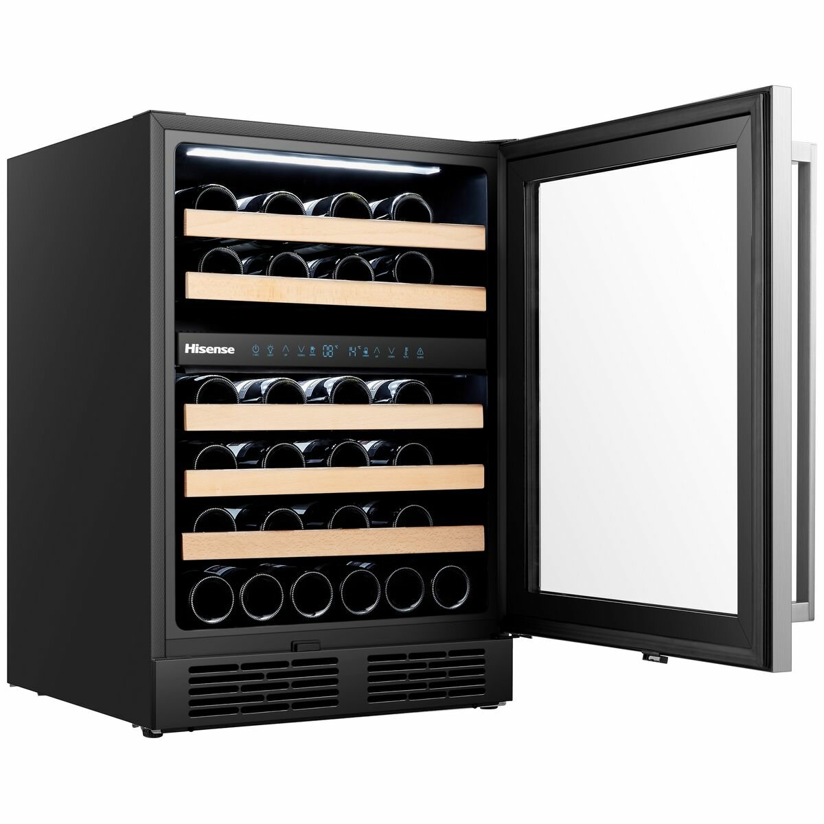 Hisense 46 Bottle Dual Zone Wine Fridge HRWC46